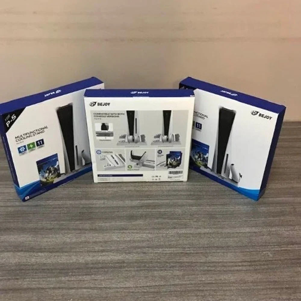 BEJOY Multifunctional Dual Cooling Fans & Charging for PS5